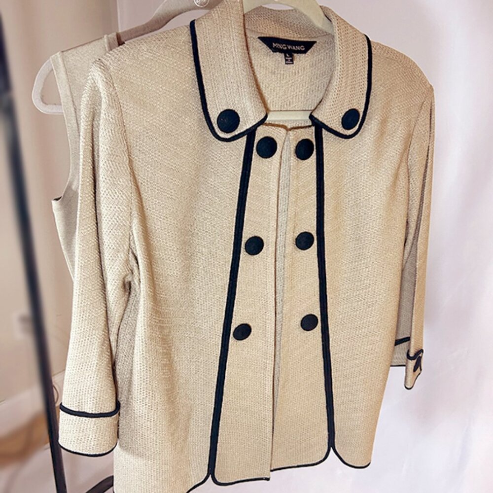 Ming Wang Jacket & Tank Top Vintage